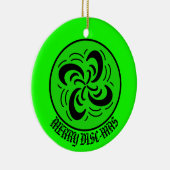 Möge der Kurs bei Ihnen sein, Merry Disk-Mas Keramik Ornament (Rechts)