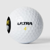 Möge der Kurs mit dir sein Lustiger Golf Golfen Golfball (Logo)