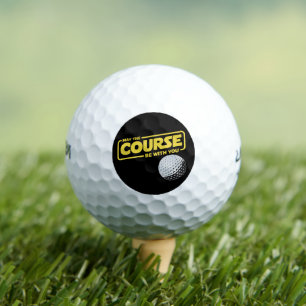 Möge der Kurs mit dir sein Lustiger Golf Golfen Golfball