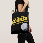 Möge der Kurs mit dir sein Lustiger Golf Golfsport Tasche (Von Nahem)