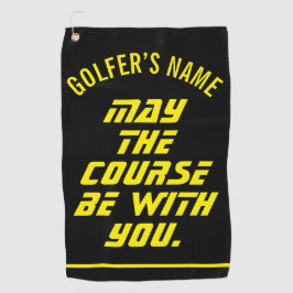 Möge der Kurs mit Ihrem individuellen Golf Handtuc Golfhandtuch
