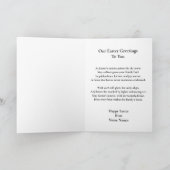 Möge der Ostersonnenaufgang dein Herz erhellen Karte (Innenseite)