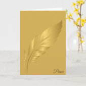 Möge der Schmerz in deinem Herzen nachlassen Karte (Gelbe Blume)