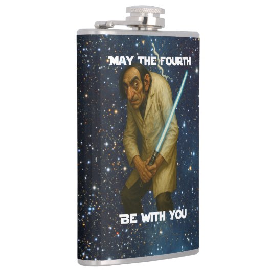 Möge der Vierte bei dir sein (Mathe-ter)! Flachmann (Rechts)