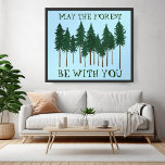 Möge der Wald bei dir GERETTET werden Poster<br><div class="desc">Fügen Sie Ihren eigenen Text hinzu, ändern Sie auch die Hintergrundfarbe. Wählen Sie die Druckgröße aus dem Dropdown-Menü oben, und klicken Sie auf die Schaltfläche "Design bearbeiten", um das Kunstwerk an jedes Papierformat anzupassen. Kaufen Sie ein einfaches Poster oder eine gerahmte und matte Version! Vielen Dank, dass Sie meine Entwürfe...</div>
