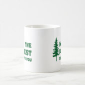 Möge der Wald bei dir sein Kaffeetasse (Mittel)