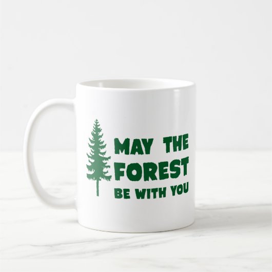 Möge der Wald bei dir sein Kaffeetasse (Links)