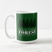 Möge der Wald bei dir sein Kaffeetasse (Links)