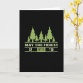 Möge der Wald bei dir sein Karte (Gelbe Blume)