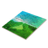 Möge der Weg aufsteigen, um dich zu treffen, irisc Fliese (Seite)