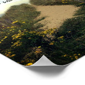 Möge der Weg aufsteigen, um dich zu treffen, irisc Poster (Ecke)