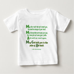 Möge der Weg sich erheben, um Dich zu treffen Iris Baby T-shirt