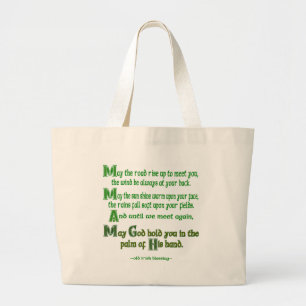 Möge der Weg sich erheben, um dir zu begegnen Jumbo Stoffbeutel
