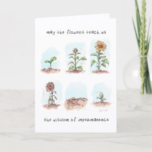 Möge die Blumen zitieren Karte