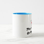 "Möge die Braut bei dir sein!" Zwei-Tone-Tasse Zweifarbige Tasse (Mittel)