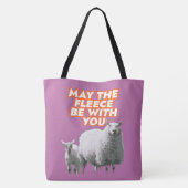 Möge die Fleece bei Ihrer Tasche sein (Rückseite)