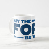 Möge die Gabel bei dir sein Kaffeetasse (Vorderseite Links)