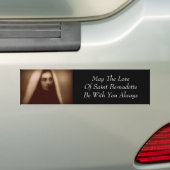 Möge die Liebe Saint Bernadette immer mit U sein Autoaufkleber (Auf Auto)