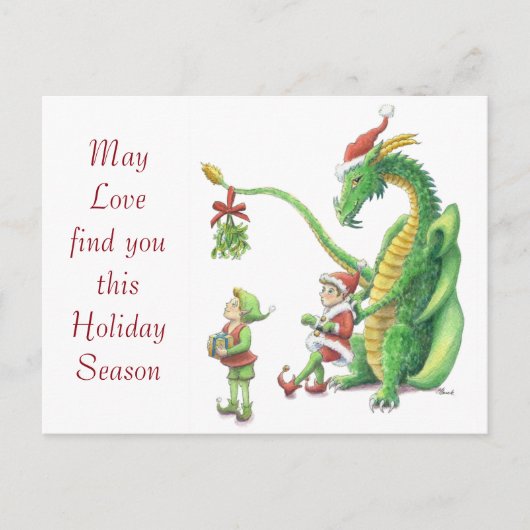 Möge die Liebe Sie finden - Postkarte (Vorderseite)