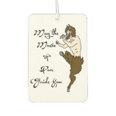 Möge die Musik des Pan-Guides Sie Autolufterfrischer (Vorderseite)