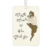 Möge die Musik des Pan-Guides Sie Autolufterfrischer (Rückseite)