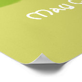 Möge die Straße aufsteigen, um dich zu treffen Poster (Ecke)