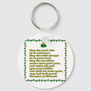 Möge die Straße aufsteigen, um dich zu treffen. Schlüsselanhänger