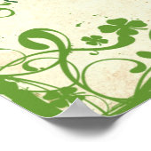 Möge die Straße aufsteigen, um Sie zu treffen Iris Poster (Ecke)