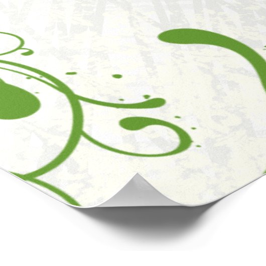 Möge die Straße aufsteigen, um Sie zu treffen Iris Poster (Ecke)