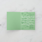 Möge die Straße dich treffen Karte (Innenseite)