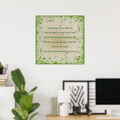 Möge die Straße dich treffen Poster (Heimbüro)