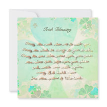 "Möge die Straße steigen..." Handgeschriebene mit 