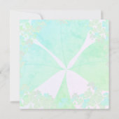 "Möge die Straße steigen..." irische Segnung Karte (Rückseite)