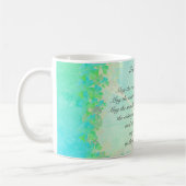 "Möge die Straße steigen..." Irish Sessing Kleebla Kaffeetasse (Links)