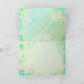 "Möge die Straße steigen..." Irish Sessing Kleebla Karte (Innenseite)