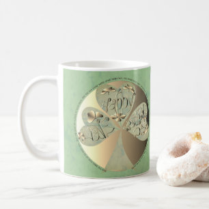 "Möge die Straße steigen..." St. Patrick's Day Dan Kaffeetasse