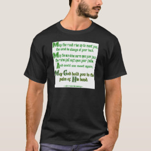 Möge die Straße zu dir aufsteigen Grün T-Shirt