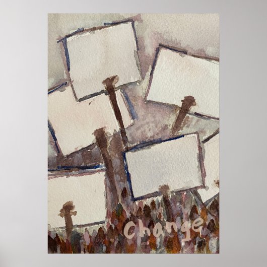 Möge dies der Moment des CHANGE Poster sein (Vorne)