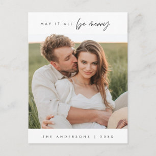 Möge es alles ein frohes Weihnachts-Foto sein Postkarte