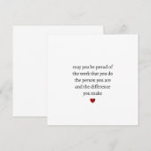 möge es dir stolz machen auf die Arbeit, die du tu (Vorne/Hinten)