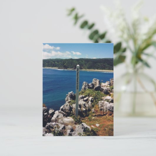 Möge Frieden auf Erden herrschen! Postkarte (Stehend Vorderseite)