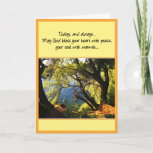 Möge Gott dein Herz segnen... Geburtstag. Karte