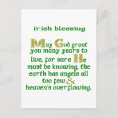 Möge Gott dir viele Jahre geben Postkarte (Vorderseite)