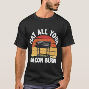 Möge Ihr ganzes Bacon Beängstigende GRILLEN Grilli T-Shirt