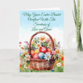 Möge Ihr Osterkorb mit Süße überlaufen Karte (Vorderseite)