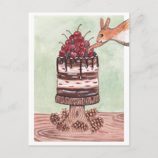 Möge Ihr Urlaub in Cherry und Bright sein Postkarte (Vorderseite)