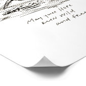 Möge Ihre Hoffnung wild und frei laufen - inspirie Poster (Ecke)