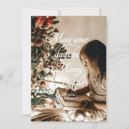 Möge Ihre Weihnachtskarte Ihre Tage Feiertagskarte