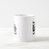 Möge jeden Tag deines Lebens erleben Kaffeetasse (Mittel)