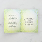 Möge sich der Weg erheben, um Ihnen irischen Segen Karte (Innenseite)